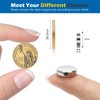 Wukong 15x4mm Round Strong Magnets, 10 Pack Small Fridge Magnets