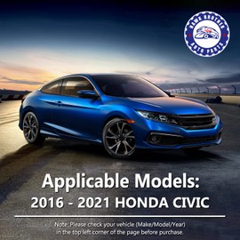 HAWK BROTHER Control Arm Replacement for Front Left Lower Control Arm with Ball Joint Assembly Suspension Kit Compatible with 2016-2021 Honda Civic - Drive side