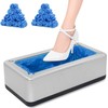 Blemoacha Shoe Covers Dispenser with 200pcs Disposable Shoe Covers Non