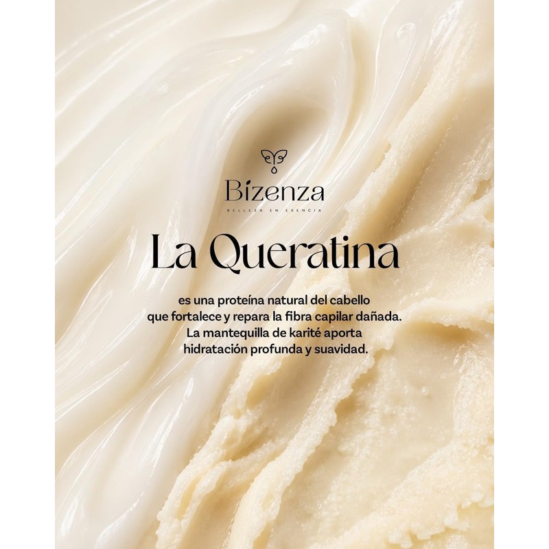 Mascarilla para el Cabello con Queratina - para Pelo Dañado
