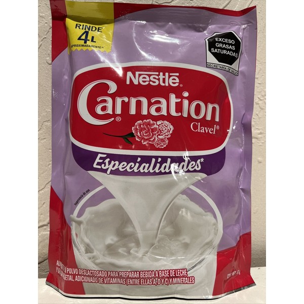 3-Pk Nestle Carnation Deslactosada Carnation Instant Nonfat Dry Milk 460gr