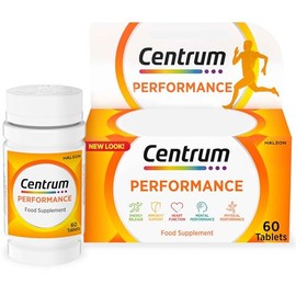 Centrum Performance Tablets Multivitamin & Mineral Supplements, 21 Essential nutrients, Including Vitamin C, D, and Iron, 60 ct