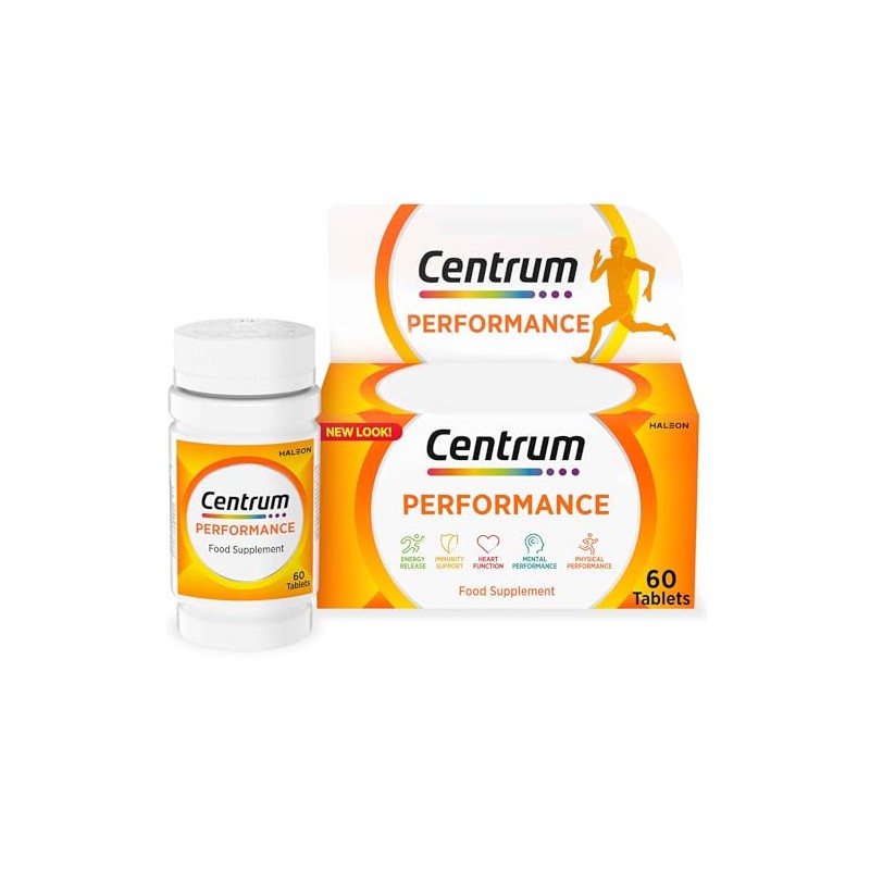 Centrum Performance Tablets Multivitamin & Mineral Supplements, 21 Essential nutrients,