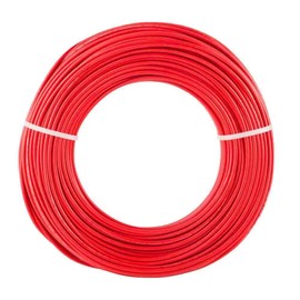 IUSA, Cable THHW-LS, Calibre 14 AWG, Conductor eléctrico, Instalaciones Residenciales, Oficinas, Material cobre, Para interior y exterior, Resistente al calor y humedad, Color rojo, 20 m.