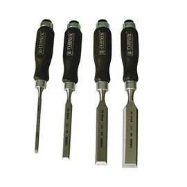 Narex Chisel Set of 4 (6/12/20/26) with Dark Handle