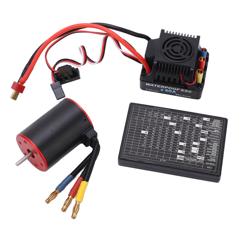 RC Brushless 60A ESC Combo Kit with 3650 4300KV Motor