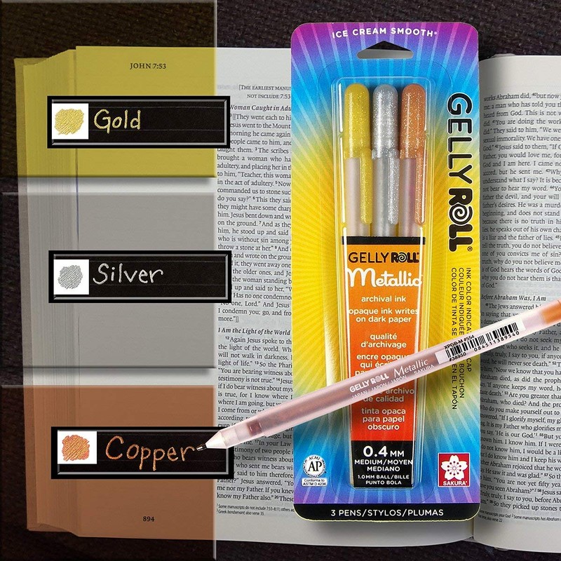 Metallic Trends Bible Journaling Kit
