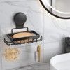 Soap Holder Bar Dish Suction Cup, Bar Shampoo Rack for