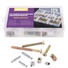 125Pcs 3 in 1 Furniture Cabinet Fixing Screw Locking Cam