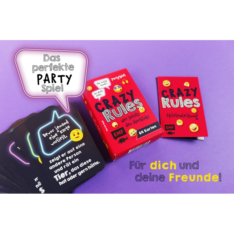 Card Game: Crazy Rules - Who Keeps an Overview?: Party