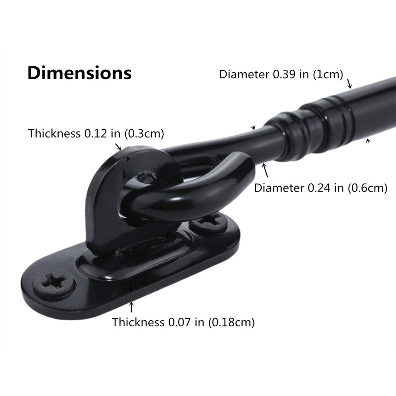 Runningfish Heavy Duty Copper Door Latch gate latches Rustic Design