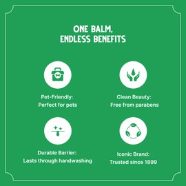 Bag Balm Vermont’s Original Pet Paw & Skin Balm – Moisturizing Salve for Dry, Cracked Paws, Noses & Rough Skin – 8 Ounce – 2 Pack