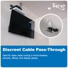 ICC Cable Pass-Through Wall Plate (1 Pack), Single Gang, ABS