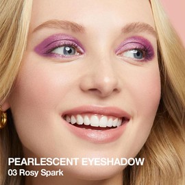 BINGBRUSH 4-in-1 Metallic Glitter Makeup Stick: Eyeshadow, Eyeliner for WomenHighly Pigmented Long-Lasting Waterproof Shimmer for Bold Glamour Looks, Lightweight Blendable,Vegan(#03-Rosy Spark)