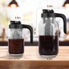 Cold Brew Coffee Maker Pitcher,32 Oz Heavy Duty Glass Mason