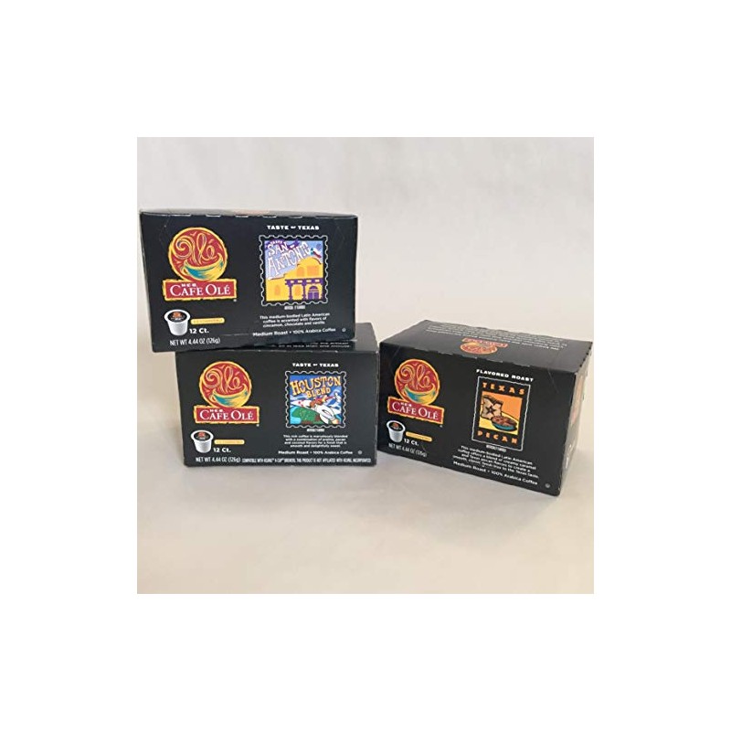 HEB Cafe Ole Coffee Variety 36 Single Serve Coffe Cups