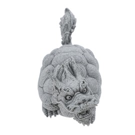 VICASKY Dragon Turtle Statue Handpainted Chinese Feng Shui Decor Artistic for Home Tea Pet Figurine Detailed Craftsmanship for Prosperity and Wealth