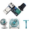 RUNCCI-YUN 2 Pack USB Fan Speed Controller, Mini Fan Speed