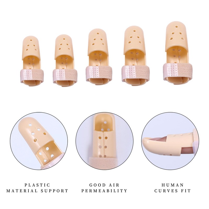vcsjw Pack of 10 Finger Guards, Finger Splint, Extension Splint