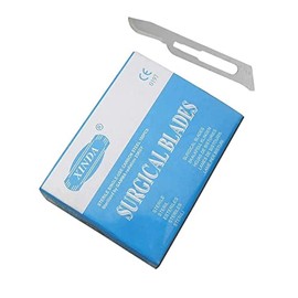 OdontoMed2011 100PC Disposable USE Carbon Steel Scalpel Blade STERILE #15