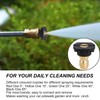 Podoy Pressure Washer Tips,Pressure Washer Sprayer Nozzle Tip 1/4" Quick