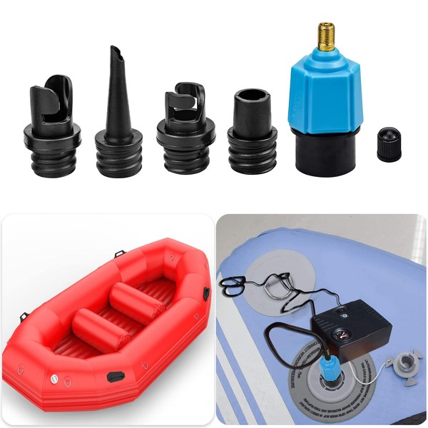 Gunwon Air Valve Converter Sup Pump Valve Adapter, Paddle Board