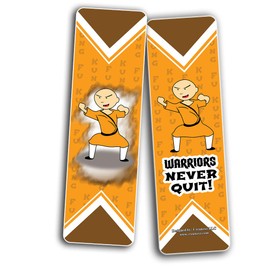 Martial Arts Kung Fu Cards (30-Pack) – Premium Gift Token Giveaways for Boys & Girls, Men, Women, Adults – Cool Stocking Stuffers Book Page Clippers Collection Set – Awesome Book Page Binders