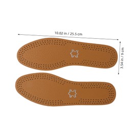 IWOWHERO Men's Comfort Insoles Breathable Antislip Gel-padded Sports Insoles for Running