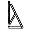 Ticfox Multi Angle Measuring Ruler Aluminum Alloy Template Layout Tool