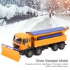 1:50 Snow Sweeper Model Zinc Alloy Simulation Engineering Vehicle Model