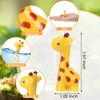 Simgoing 50 Pcs Mini Resin Giraffe Tiny Giraffe Resin Ornaments