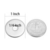 Brand: KANSPHY 1/4" x 1" Stainless Fender Washer,18-8 (304) Steel