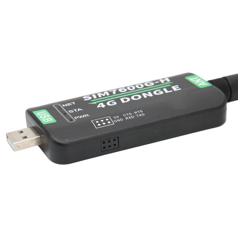 4G DONGLE Module, SIM7600G‑H 4G LTE USB Adapter with Antenna,