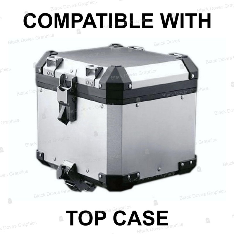 2 x Reflective Strip Stickers Compatible with Touratech Aluminium Panniers