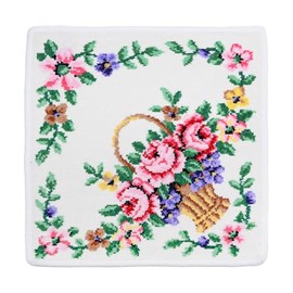 FEILER BASKET WHITE Hand Towel, 11.8 x 11.8 inches (30 x 30 cm), Basket, White