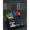 Womier SK30 Mechanical Numpad, Mini Keyboard with Screen & Knob,Black