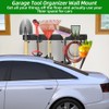 PIYILO Garage Tool Organizer Wall Mount with 48 inches Rails