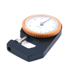 CENPEK 0-10mm Thickness Gauge, Flat Head Thickness Tester Dial for Leather Cloth Measuring Accuracy 0.1mm