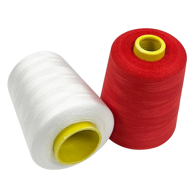 Haobase Polyester Sewing Thread, All-Purpose Sewing Machine Thread, 8000 Yards