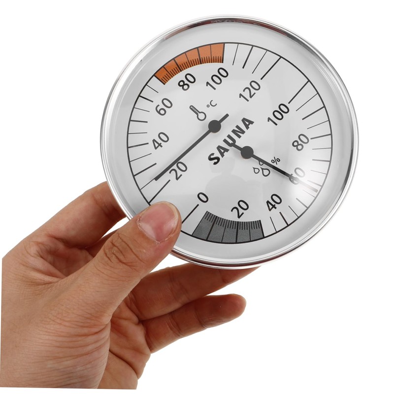 Zerodeko Sauna Temperature and Humidity Gauge Accurate Indoor for Sauna