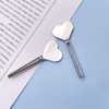 Silver Metal Manual Toothpaste Squeezer Heart Stainless Steel Dispenser Tube