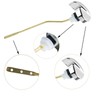 1pcs Universal Toilet Flush Lever Handle, Side Mount, Brass Material,