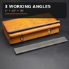 3-in-1 Guitar Fret File for Fret Maintenance – 3°/23°/35° Crowning,