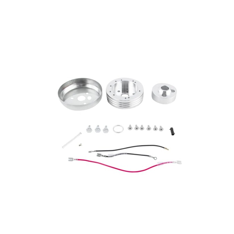 RADREPLA 5 & 6 Hole Steering Wheel Polished Hub Adapter