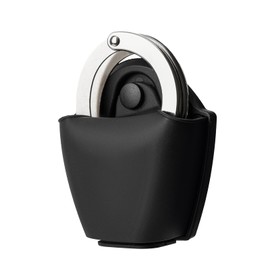 TACNEX Open Top Handcuff Case Quick Release Cuff Holster fit Standard Chain & Hinged Handcuff Holder Polymer Sheath Keeper for Law Enforcement Police Prison/Correctional Officer MOLLE Clip