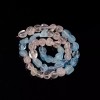 Unbranded 01-Natural Mixed Gemstone Pebble Nugget Beads Size 8x10mm 15.5''