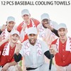 FYSUIMU 12Pcs Baseball Cooling Towels Breathable Sports Softball Microfiber Ice