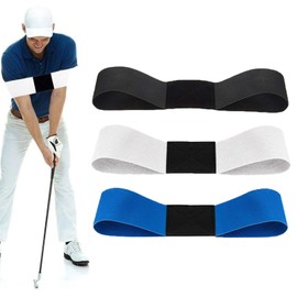 Embhlitfe 3 Pcs Golf Swing Trainer Aid Arm Band, Golf Training Aids Band for Posture Correction and Strength Training, Golf Connection Band, Suitable for Men and Women