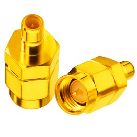 SAFER GIGGLES : 2 Pcs SMA Male to SMB Male RF Coaxial Adapter| Radio Antenna Connectors| DAB Aerial Adapters | Satellite Radio Antenna |Car RADIOS| GPS.