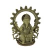 Zeckos Lord Ganesha Sitting Holding Sacred Objects Statue